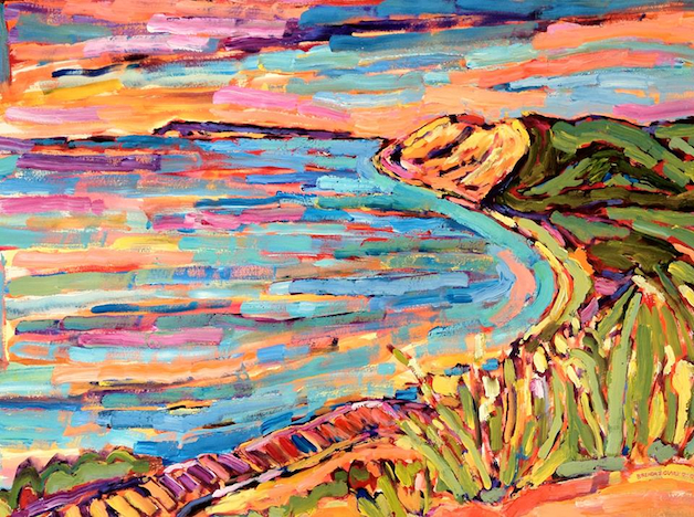 Empire Bluffs painting from Brenda J. Clark Gallery